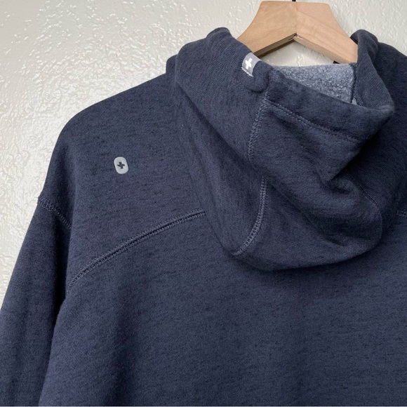 Figs Off Shift Hoodie Heathered Navy - Picture 8 of 11